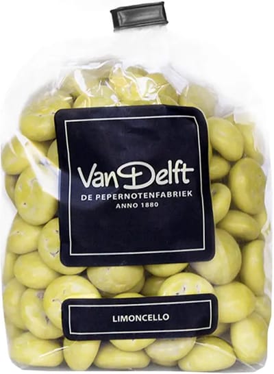 Van Delft - Limoncello Kruidnoten - 225gr - Chocolade pepernoten