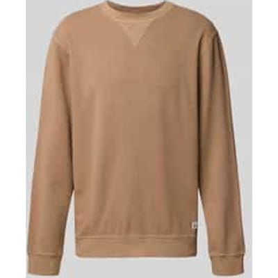regular fit sweatshirt met ronde hals