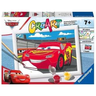Ravensburger CreArt Lightning McQueen - Schilderen op nummer voor kinderen