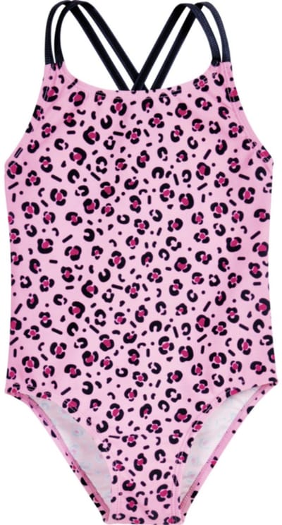 Playshoes - Badpak - UV - Werend - Panterprint - Roze - Maat 122/128