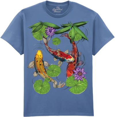 Koi Karper Koi Fish The Coloured House T-shirt M