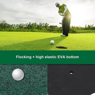 Golf Swing Oefenmat 30x20cm voor Indoor en Outdoor - Allecto Plus