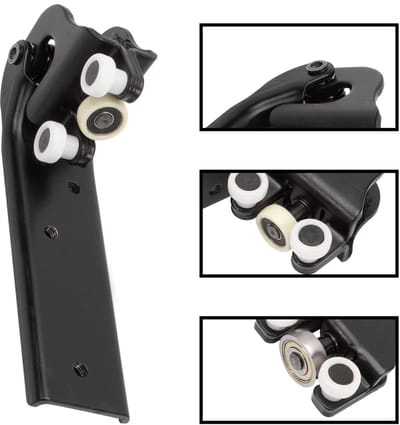 Dailygoods- Geleidingsrolset 3-delige set - Geschikt voor Master II/Movano - Zijdelingse Schuifdeur - Inclusief Scharnier - OEM 8200080754/770035238 - Schuifdeurrol