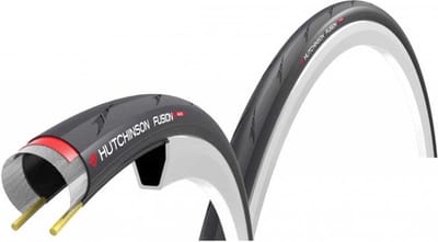 Hutchinson Fusion 5 Galactik 700c X 25 Stijve Racefietsband Zwart 700C x 25