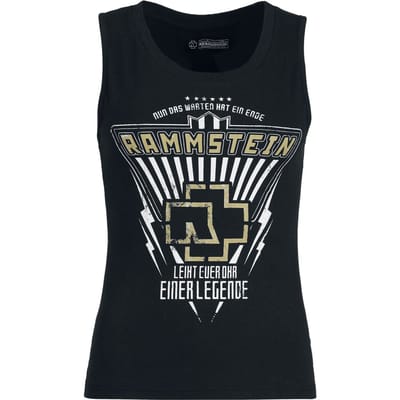 Rammstein Top - Legende - S tot 3XL - voor Vrouwen - zwart