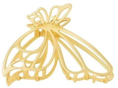 Yehwang-Vlinder-Butterfly-Goud-Haarklip-Claw-Klem