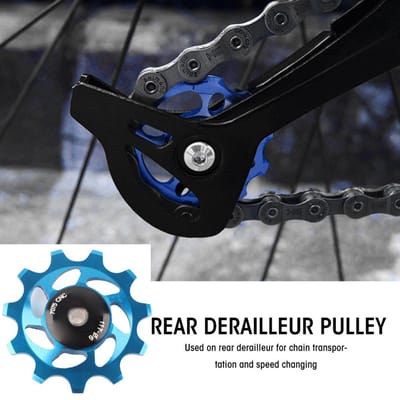 11T Fietswiel Katrol Achterderailleur Katrol voor Mountainbike Vervangingsonderdelen Blue