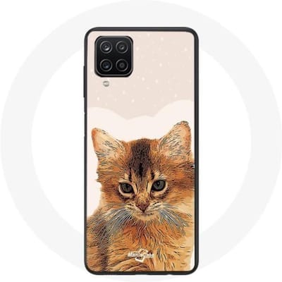 Samsung Galaxy A12 Hoesje Somalische kattenras