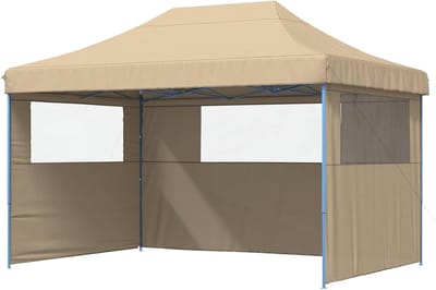 Grote pop-up tent - Feesttent opvouwbaar - Outdoor evenementen - Gecoat Oxford-weefsel dak - 410 x 279 x 315 cm