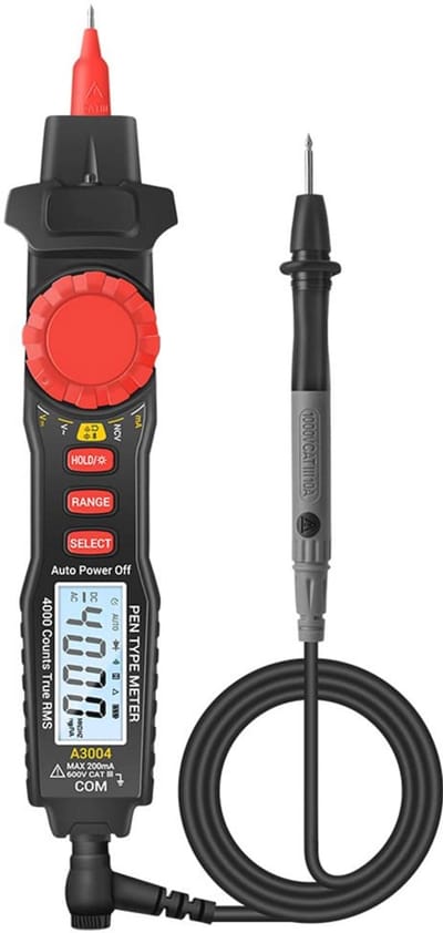 Digitale Pen Type Multimeter Auto Range Tester 4000 Telt - Contactloze AC/DC Spanning, Weerstand, Capaciteit, Diode en Continuïteit Tester Tool