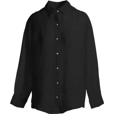 Dames lange mouw blouse in gaas Haris Cotton Essentials