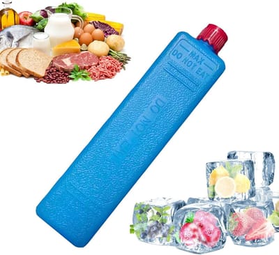 IJsblok Koelventilator - Koelblok Ventilator - Snelle Koeling - Herbruikbaar Ijskristal - 200 ml - Wit