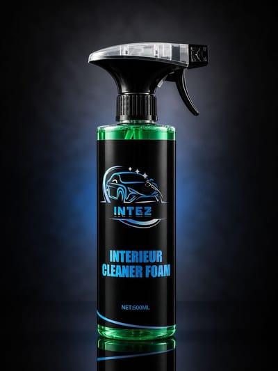 INTEZ - Interieur Cleaner Foam – Reinigt Bekleding & Dashboard – Auto Interieurreiniger Schuim – Voor Stof, leer, Kunststof & Vinyl