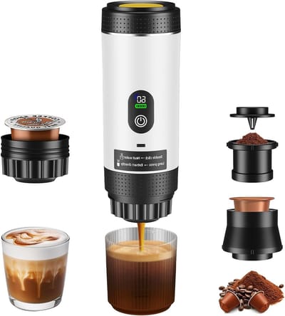 Eenkopsmachine - Koffiezetapparaat - Verse Koffie - Compact Design - Eén Portie - Zwart