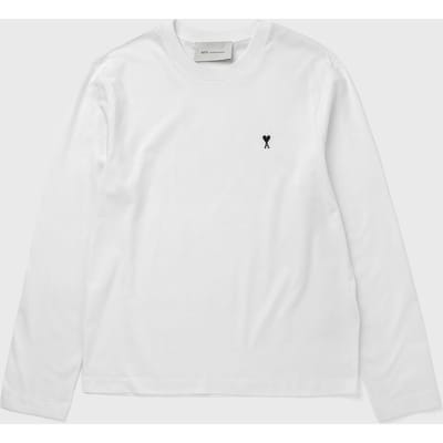 LONG SLEEVES TSHIRT WITH CONTRASTED AMI DE COEUR