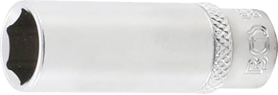 BGS Dopsleuteldop zeskant diep - 1/4 - 12 mm