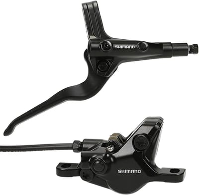 Hydraulische schijfremset Shimano MT402-3 / MT410 achter - zonder remschijf - zwart