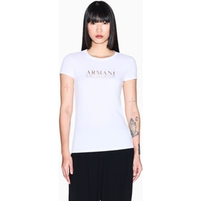 Armani Exchange Xw001837_af16294 T-shirt Met Korte Mouwen Wit XS Vrouw