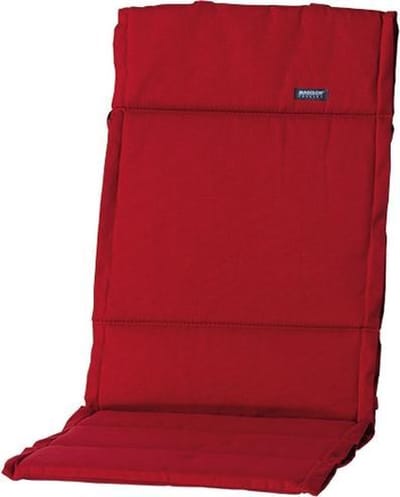 Madison tuinkussen fiber sling Rib 123x50 cm - rood