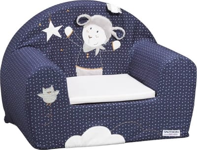 Stoel - Fauteuil - Kinder Fauteuil - Kinder stoel - Merlin - Met afneembare hoes - PVC onderkant - Leuke print