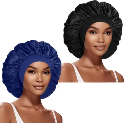 Zijden satijnen haarbonnet voor ladies - ideaal voor krullend haar