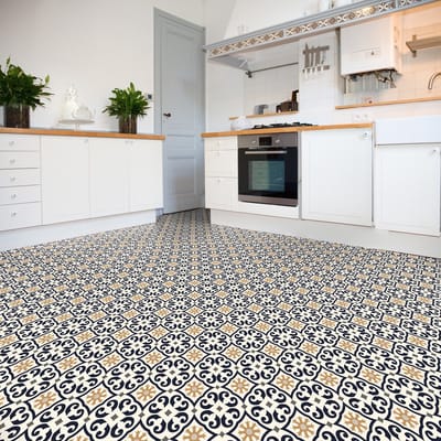 Antislip vloerstickers met beschermende coating - GUATTA vloertegels - 1 sticker van 60x100 cm
