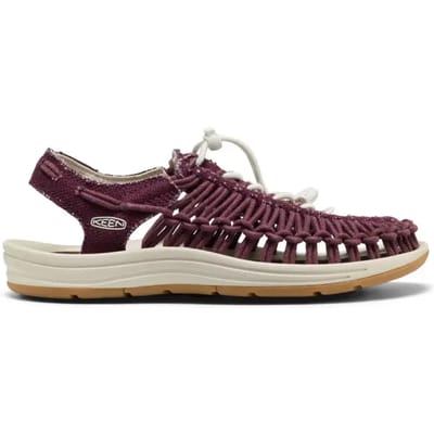 Keen Uneek Canvas Fig/birch Maat: 39.5 | Sandalen Outlet | Dames | Paars