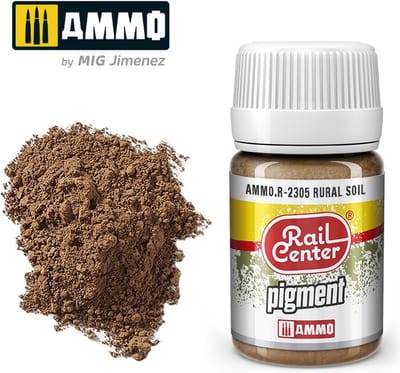 AMMO by Mig Jimenez Modelbouwdecoratie - MIG R2305 Rail Center - Rural Soil - Pigments - 35 ml Effecten potje