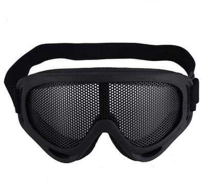 Allecto - Airsoft Goggles - Outdoor Bescherming - Shockproof - Zwart - Fietsen - Veiligheid - Geschikt voor Hiken en Activiteiten
