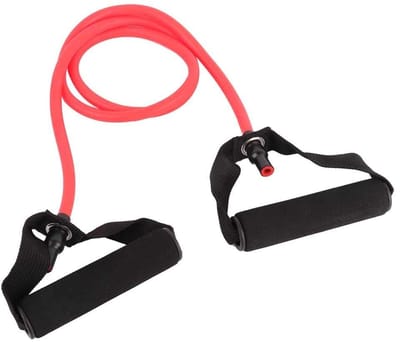 Dailygoods- Stretchband Robuust en Duurzaam - Weerstandsbanden - Fitness Elastiek - Theraband - Stretchband Fitness - 2 Lussen voor Gemakkelijk Gebruik - Weerstandsband