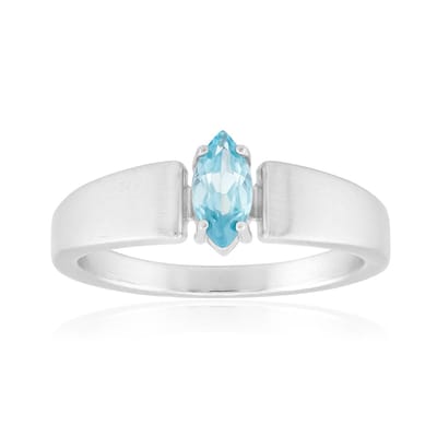 Cavill - Zilveren ring - 925 Sterling zilver geplatineerd - Ratanakiri zirkoon marquise 0 458 ct - Elegante damesring 22x19 mm
