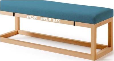 Tuinbankkussen Katoen - Zitkussen Bank - Comfortabel Zitten - Extra Dikke Vulling - 60 x 195 cm - Beige