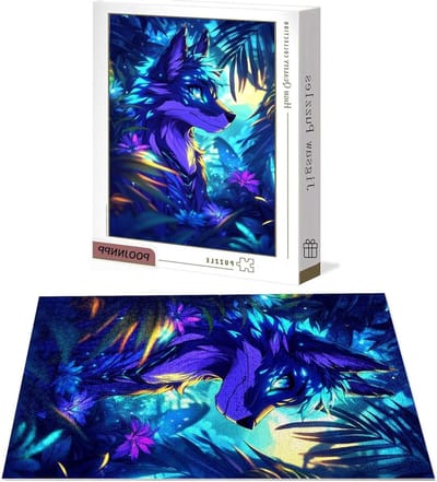 Houten Puzzel - Dieren Puzzel - Ontspanning Thuis - Gelabelde Achterkant - 1000 Stukjes - Multicolor