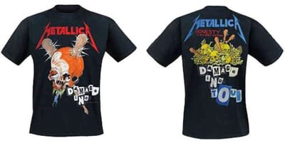 Metallica - Damage Inc Heren T-shirt - M - Zwart
