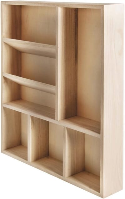 Houten opbergkast met 7 vakken - Decoratief rek - FSC-gecertificeerd