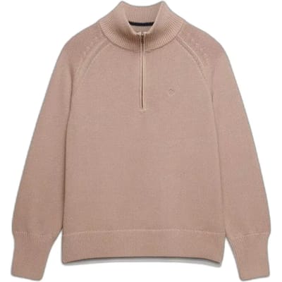 Classic gewassen dames half-zip pull Superdry