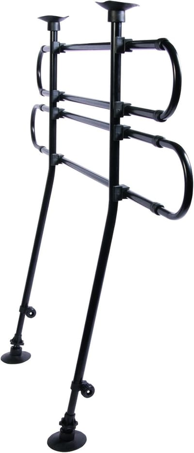 Famanu – Auto-rooster - gebogen - breedte 85-140 cm - hoogte 75-110 cm - zwart - stevig en duurzaam - geschikt voor ventilatie en bescherming in voertuigen - eenvoudig te installeren