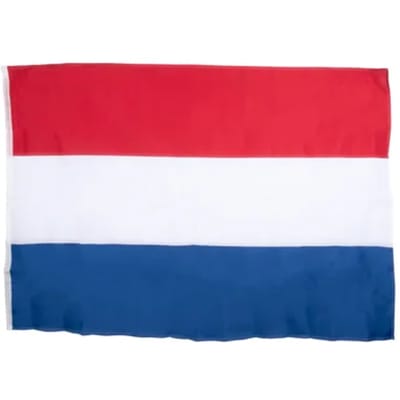 Alberts vlag motief Nederland polyester blauw, rood, wit1500 x 900 mm