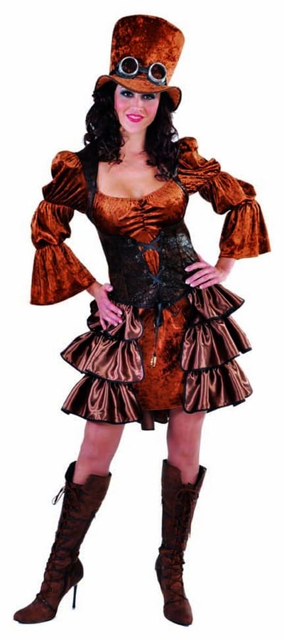 Steampunk Kostuum | Steampunk Stoomkracht Fantasie | Vrouw | Medium | Carnaval kostuum | Verkleedkleding