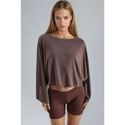 Losse Fit Bootneck Blouse
