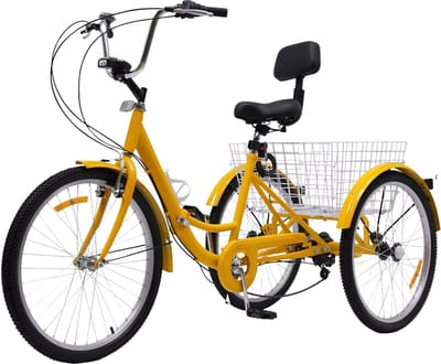 Bolt Edge Driewieler voor volwassenen - Opvouwbare Trike fiets - 24 inch