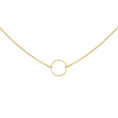 Mint15 Ketting Infinity Ring - Goudkleur RVS/Stainless Steel