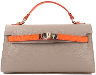 Giuliano lederen hadtas Ivara - Made in italy - Dames - Taupe