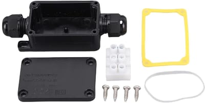 Elektrische Buitenkast - Kabelbeheerdoos Waterdicht - Buiten Aansluiten - IP66 Weerschild - 450V 24A - Grijs