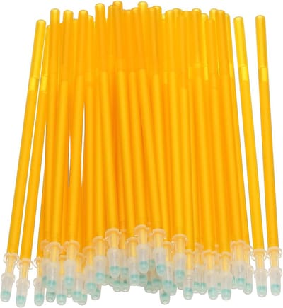 Gelpennen Navullingen - Uitwisbare Vullingen - Stoffen Markeren - Warmte Uitwisbaar - 48 Stuks - Goud