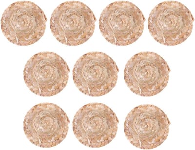 10 Stuks Mini Strooien Hoedjes voor Ambachten en Poppenhuizen