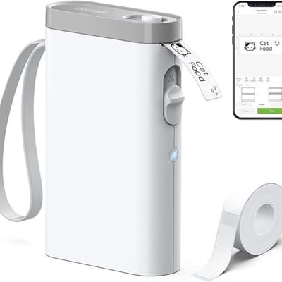 MMP® Labelmaker - Labelprinter - Label Maker - Wit - 17cm x 12cm x 5cm