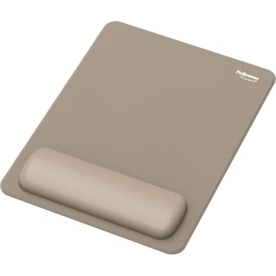 Fellowes Breyta XL muismat, met polssteun en Microban® bescherming, rubber, L 280 x B 210 x H 17,5 mm, zand beige