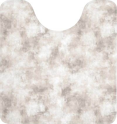 WC mat met uitsparing 55x60 cm - Antislip - Organisch - Patroon - Gemêleerd - Toiletmat met uitsnijding - Vloermat - Douchemat - Toilet tapijt - Toiletmatten