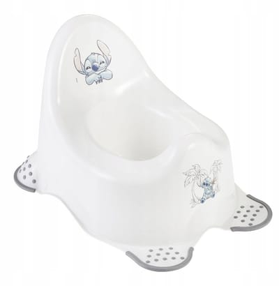 Keeeper Plaspotje Stitch - Anti Slip Plaspotje - max 15kg - Wit